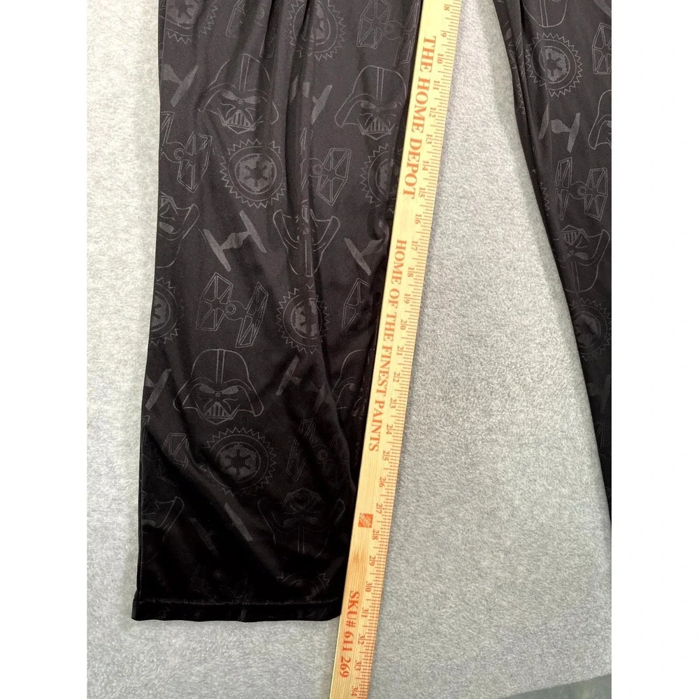 Star Wars Pajama Pants Mens 2XL Black Darth Vader Galactic‎ Empire Graphic Print